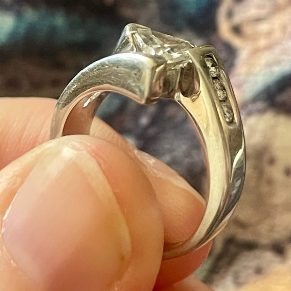 Genuine Diamond Ring, custom Trilliant cut - Picture 14 of 17